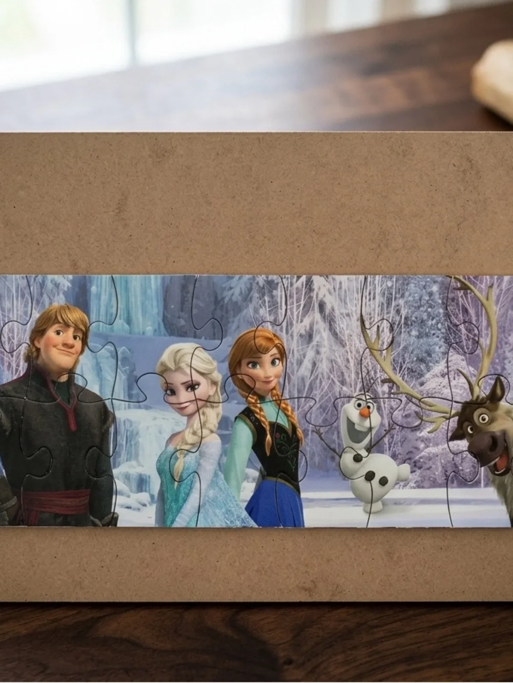 Disney Frozen Wooden Puzzle Bundle – Anna, Elsa & Friends – Kids Jigsaw Lot